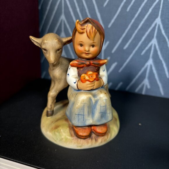 Vintage Hummel Good Friends Figurine 182 with Rare 1950's TMK2 Full Bee Mark - Picture 1 of 12